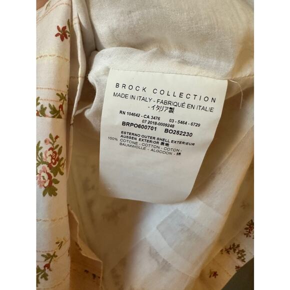 Brock Collection Floral Blouse, Size 4 - Picture 4 of 5